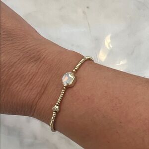 Kendra Scott Gold Bracelet with Opalescent Accent